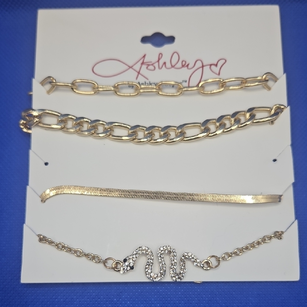 Ashley By 26 International Gold and Silver Bracelet Collection